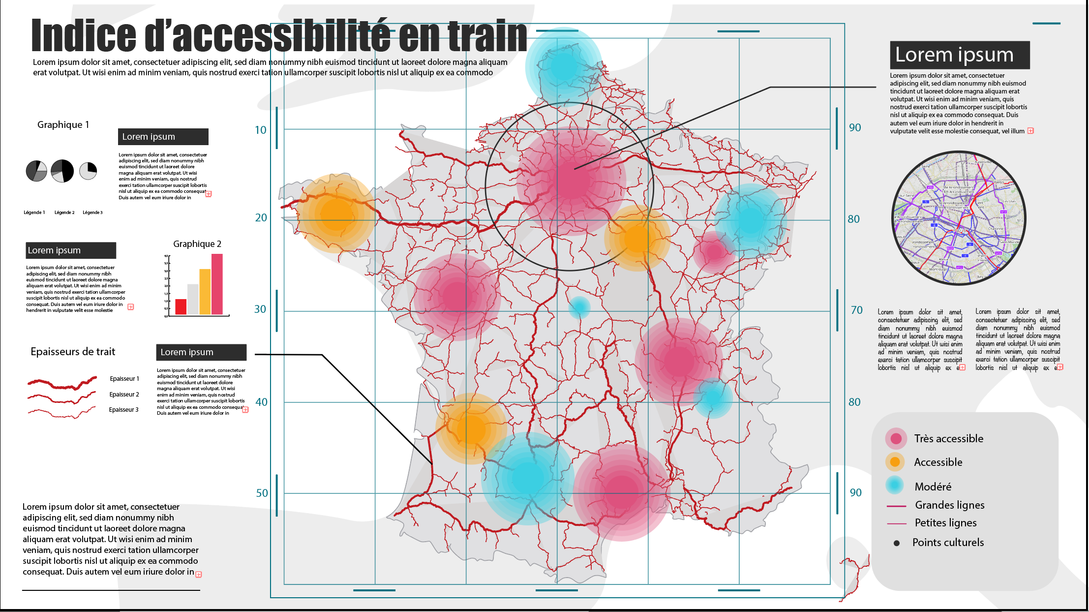 Maquette complète de la carte interactive